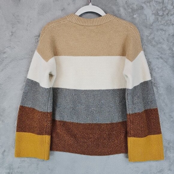 Madewell Andria Pullover Sweater Womens Size XS Relaxed Boxy Fit Soft Wool Blend - Picture 2 of 7